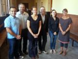D'esquerra a dreta: Metin Ozdemir (Professor de la Universitat d'Orebro, Sucia), Mart March (Catedrtic de la UIB), Sonja Broning (Investigadora de la Universitat Hamburg-Eppendorf), Gregor Burkhart (Analista Cientfic de l'Agncia de la UE European Monitoring Centre for Drugs and Drug Addiction), Carmen Orte (Catedrtica UIB) i Ina Koning (Investigadora Universitat d'Utrecht, Holanda)