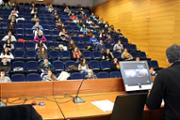 Sala d'actes de l'edifici Gaspar M. de Jovellanos, campus universitari, Palma