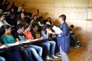 Sala d'actes de l'edifici Gaspar M. de Jovellanos, campus universitari, Palma