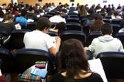 Sala d'actes de l'edifici Gaspar M. de Jovellanos, campus universitari, Palma