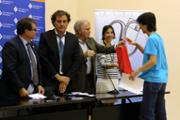 Acte de lliurament dels premis a la sala d'actes de Son Lled, campus universitari, Palma (8/5/2014) 