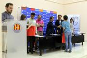Acte de lliurament dels premis a la sala d'actes de Son Lled, campus universitari, Palma (8/5/2014) 