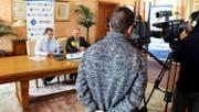El Rector de la Universitat de les Illes Balears, doctor Lloren Huguet, i el vicerector d'Investigaci i Postgrau, doctor Jaume Carot, compareixen davant els mitjans amb motiu de la publicaci de la tercera edici de l'U-Ranking de les universitats espanyoles