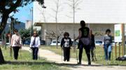 27/04/2015 Taller d'iniciaci a la marxa nrdica, a crrec de Glria Franquet (monitora de Nordic Walking Palma)