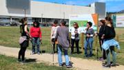 27/04/2015 Taller d'iniciaci a la marxa nrdica, a crrec de Glria Franquet (monitora de Nordic Walking Palma)