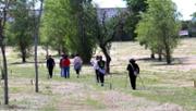 27/04/2015 Taller d'iniciaci a la marxa nrdica, a crrec de Glria Franquet (monitora de Nordic Walking Palma)