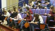 04/03/2016 X edici de l'Olimpada de Geografia a la sala d'actes de l'edifici Guillem Cifre de Colonya, campus universitari, Palma