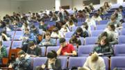 04/03/2016 X edici de l'Olimpada de Geografia a la sala d'actes de l'edifici Guillem Cifre de Colonya, campus universitari, Palma