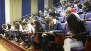 04/03/2016 X edici de l'Olimpada de Geografia a la sala d'actes de l'edifici Guillem Cifre de Colonya, campus universitari, Palma