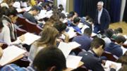04/03/2016 X edici de l'Olimpada de Geografia a la sala d'actes de l'edifici Guillem Cifre de Colonya, campus universitari, Palma