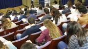 04/03/2016 X edici de l'Olimpada de Geografia a la sala d'actes de l'edifici Guillem Cifre de Colonya, campus universitari, Palma