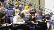 04/03/2016 X edici de l'Olimpada de Geografia a la sala d'actes de l'edifici Guillem Cifre de Colonya, campus universitari, Palma