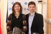 Elionor Lynton Pons i Antonio Martn Snchez guanyadors dels premis Junper Serra del Rotary Club Palma