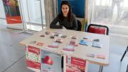 Taula informativa de Sexconsulta, a crrec de Sexconsulta de Palmajove. Informa't del servei de Sexconsulta  i du-te'n un detallet.