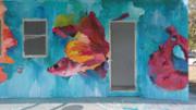 Mural de Misterpiro al campus - Foto: A.COSTA/UIB