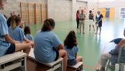 Benvinguda. Recepci dels participants. Edifici de les installacions esportives