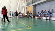 Benvinguda. Recepci dels participants. Edifici de les installacions esportives