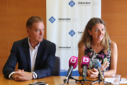 16/07/2018 Roda informativa: Francisco Lpez Sim i Valentina Milano - Foto: A.COSTA (UIB)