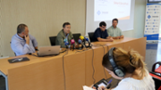 18/07/2018 Roda informativa: Jordi Llabrs, Joan Gual de Torrella, Vctor Homar i Bartomeu Alorda - Foto: A.COSTA (UIB)
