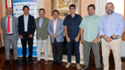 18/07/2018 Juan Carlos Plaza, Jorge Martn, Joan Gual de Torrella, Lloren Huguet, Vctor Homar, Bartomeu Alorda, i Jordi Llabrs - Foto: A.COSTA (UIB)