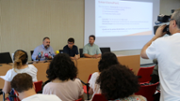 18/07/2018 Roda informativa: Jordi Llabrs, Vctor Homar, Bartomeu Alorda - Foto: A.COSTA (UIB)