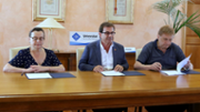Francesca Mas, Lloren Huguet i  Pere J. Quetglas - Foto: A.COSTA (UIB)