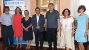 Joan March, M. Antnia Forns, Francesca Mas, Lloren Huguet, Pere J. Quetglas, Joan Maria Segu i Neus Oliver - Foto: A.COSTA (UIB)