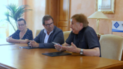 Francesca Mas, Lloren Huguet i Pere J. Quetglas - Foto: A.COSTA (UIB)