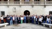El rector Lloren Huguet assisteix al minut de silenci per les vctimes de les inundacions que ha convocat el Govern de les Illes Balears