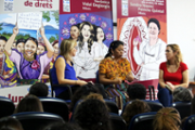 Mar Ferragut, Aura Lolita Chvez Ixcaqui i Marga Vives - Foto: A.Costa(UIB)