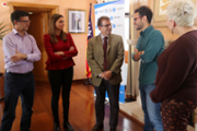 Recepci: Joan Frau, Beln Soler, Lloren Huguet, Rafel Perell i Rosa Isabel Rodrguez - Foto: A.Costa (UIB)