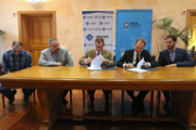 Samuel Pia, Jordi Llabrs, Lloren Huguet, Eduardo Maynau i Borja lvarez - Foto: A.Costa (UIB)