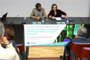 20/11/2018  Joan Amer i Carme Orte. Prvia al congrs SIPS: Present i futur dels reptes de les intervencions per l'enfortiment de la famlia al voltant del mn - Foto: A.Costa (UIB)
