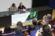 20/11/2018  Joan Amer i Carme Orte. Prvia al congrs SIPS: Present i futur dels reptes de les intervencions per l'enfortiment de la famlia al voltant del mn - Foto: A.Costa (UIB)