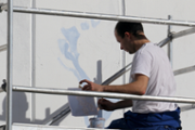 29/11/2018 Mural de Carles Garcia a l'edifici Ramon Llull (CD2)- Foto: A.Costa/UIB