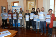 Alfonso Lpez, Roco Daz, Rubn Santamarta, Antoni Aguil, Lloren Huguet, Antoni Servera, Luca Pascual, Alfonso Lpez i Ruth Escribano - Foto: A.Costa/UIB
