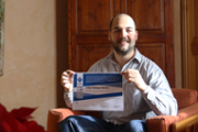 Segon premi pel seu treball Fi de Grau: Felipe Rodrguez Barrera, per Disseny de dispositius d'extracci en fase slida mitjanant tcniques d'impressi 3D del Grau de Qumica - Foto: A.Costa/UIB