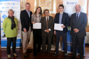 Rosa Isabel Rodrguez, Michael Blum, Maria Cristina Piz, Lloren Huguet, Jaume Pascual i Rafel Corts  - Foto: A.Costa/UIB