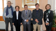 Antoni Aguil, Aina Calvo, Lloren Huguet, Jos Antonio Sanahuja i Antnia Fullana - Foto: A.COSTA/UIB