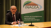 El doctor Hiplito Medrano, director de l'INAGEA. Seminari internacional sobre planificaci i gesti del risc d'inundaci en ambients mediterranis - Foto: A.COSTA/UIB