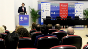Presentaci de la primera tesi doctoral que s'ha llegit a la Facultat de Medicina de la UIB a crrec de l'autor, Francesc Xavier Molina Romerao - Foto: A.COSTA/UIB