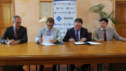 Enrique Garca, Lloren Huguet, Marat Syrlybayev i Anuarbek Kakabayev - Foto: A.COSTA/UIB