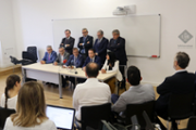 Atenci als mitjans de l'Assemblea General de Rectors del Grup 9 d'universitats - Foto: A.Costa/UIB