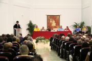 Acte d'investidura del senyor Oriol Bonnn Gubianas doctor honoris causa de la UIB - Foto: A.Costa/UIB
