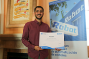 L'alumne Joan Ramon Darder guanya la Beca Robot d'Enginyeria Industrial  - Foto: A.Costa/UIB