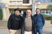 Miquel Ribas, Hiplito Medrano i Jaume Flexas. Foto:UIB