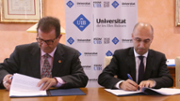 Acord de collaboraci entre la UIB i l'Oficina de Prevenci i Lluita contra la Corrupci a les Illes Balears  - Foto: A.COSTA/UIB