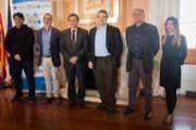 Juan Carlos Gonzlez, Luis Vegas, Lloren Huguet, Antoni Aloy, Maxi San Miguel i Simona Obreja - Foto: UIB/A.COSTA