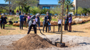 Sembrada simblica de dotze arbres al campus - Foto: A.Costa/UIB
