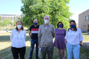 D'esquerra a dreta, Elena Garca-Valds, Antoni Busquests, Jordi Lalucat, Magdalena Mulet i Margalida Gomila.